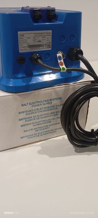 Sistema de electrólise para piscina, marca: gre salto, mod: SCGPHP 100. Novo.
