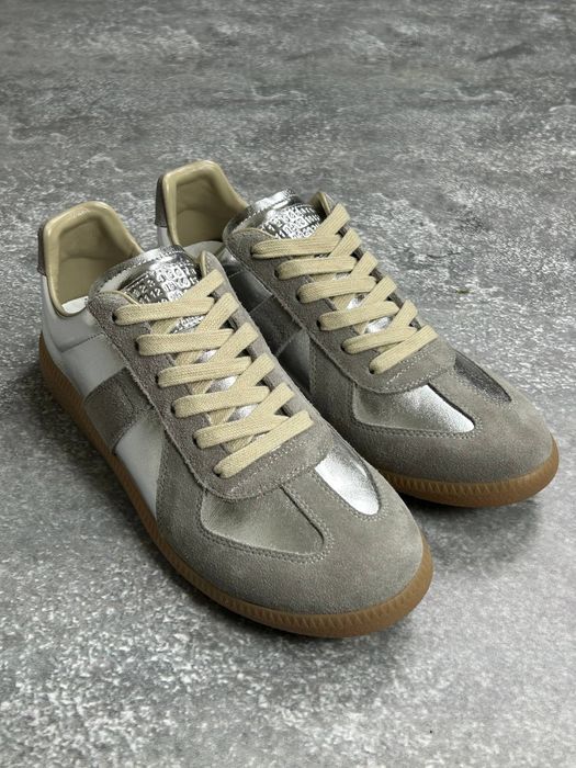 Maison margiela Replica сріблясті кеди кеды кросівки кроссовки 43 42