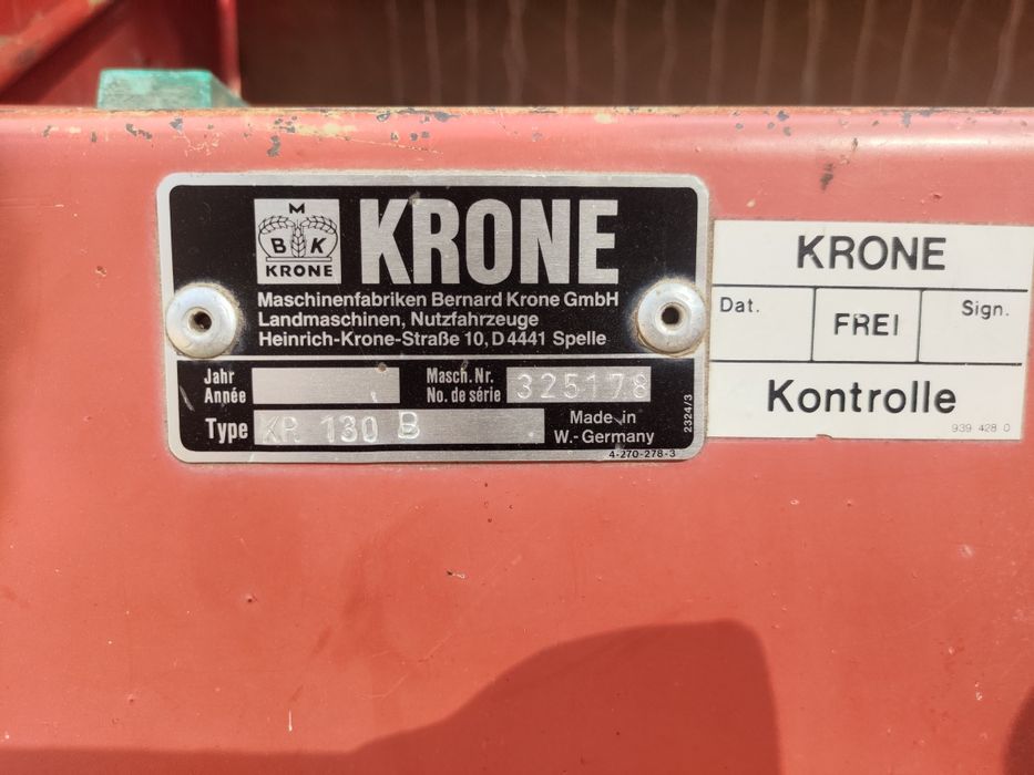 Prasa rolująca Krone KR 130B