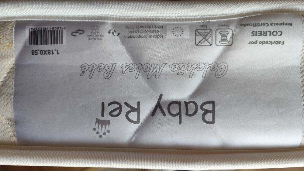 Colchão para cama de grades