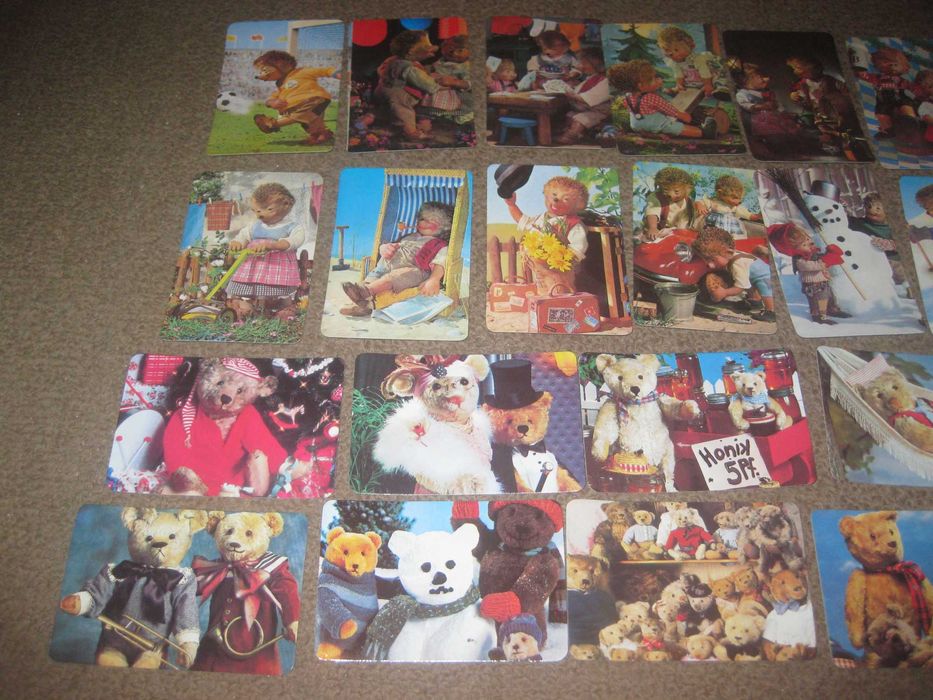 24 Calendários de "Ursos de Peluche" Colecção Completa! Rara!