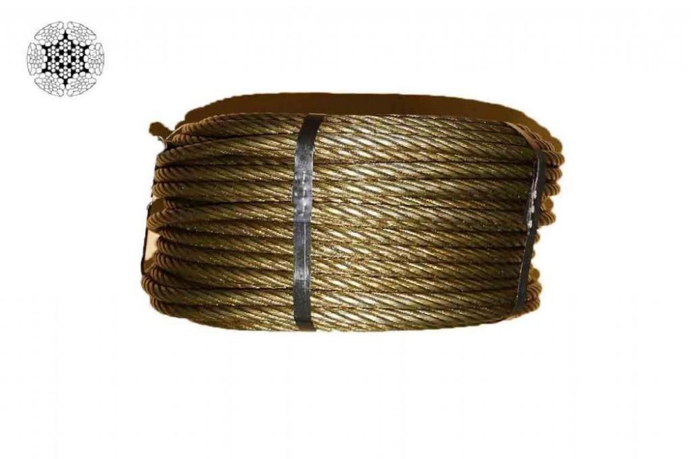 Lina stalowa prasowana 14mm x 60m Lkt Kockums