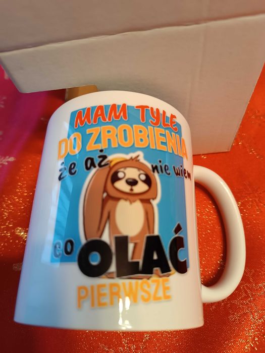 Kubek z nadrukiem nowy