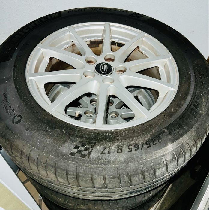 Jantes 17 range rover evoque 5x108 originais com pneus