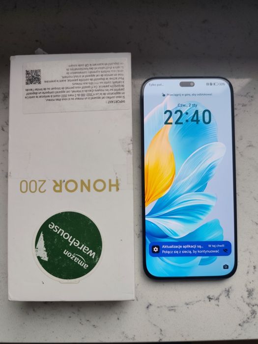 Smartfon Honor 200 Lite 5G 8GB/256GB AMOLED 108Mpix Czarny Midnight Black