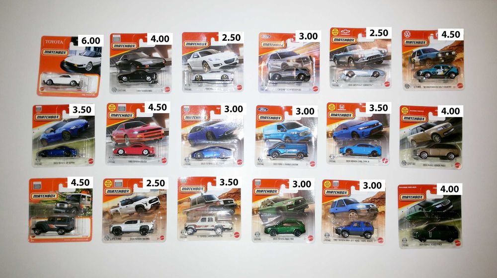 Carros Miniaturas escala 1/64 - Hot Wheels - Majorette - Matchbox