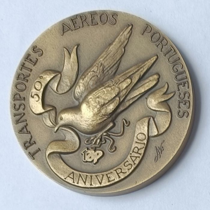 Medalhas TAP Air Portugal. Transportes Aéreos Portugueses.