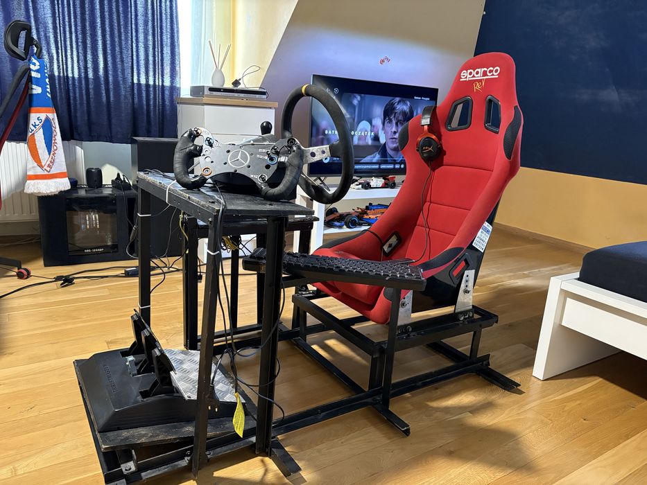 SimRacing stelaż cały kompletny zestaw TMX PRO SEKWENCJA RĘCZNY