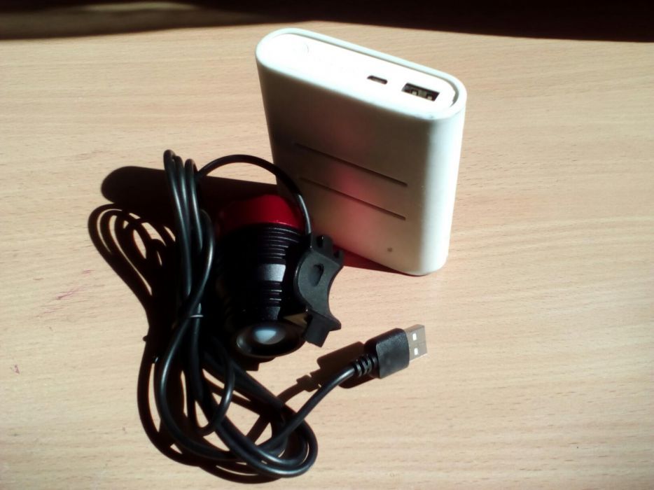 Фонарик на руль велосипеда