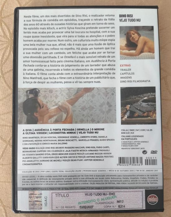 DVD vejo tudo nu