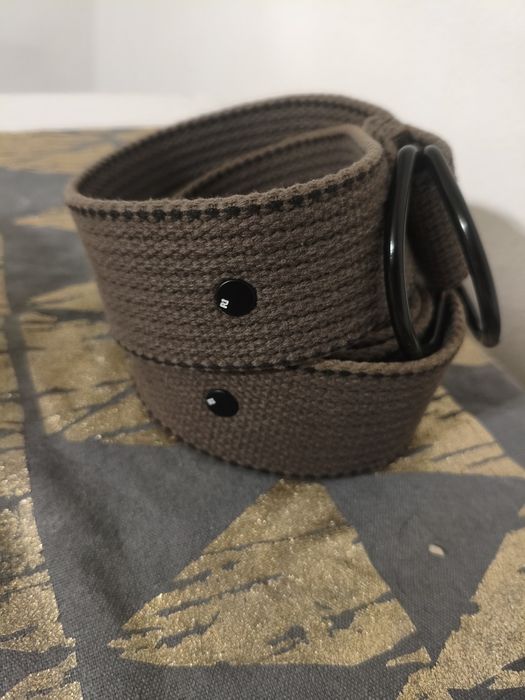 Parciany pasek khaki