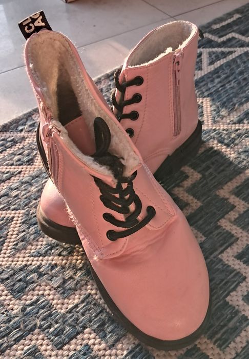 Trapery traperki botki kozaczki buty różowe 32