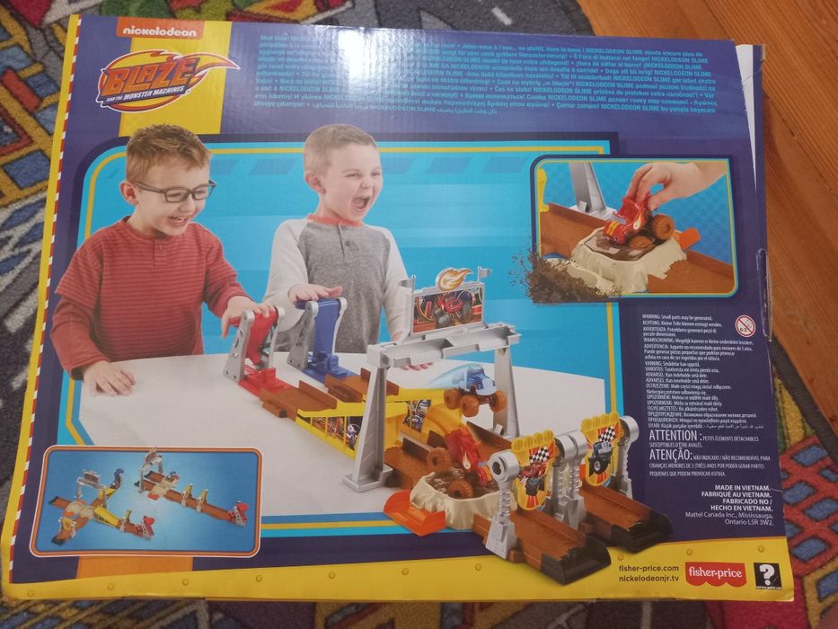Fisher price Blaze wyścig w błocie