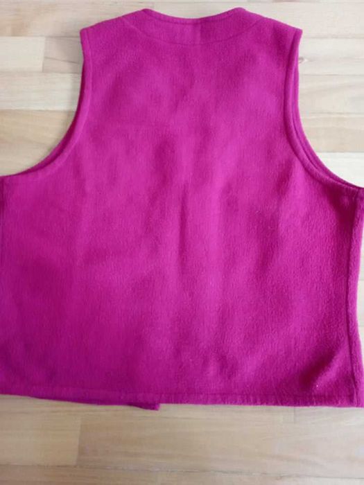 Colete Vermelho Polar Marca Wind Tam M Usado quentinho