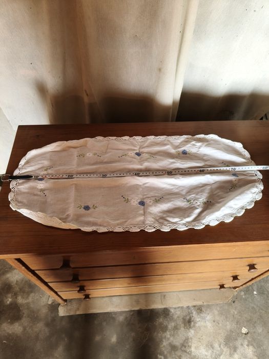 Conjunto 3 panos bordados