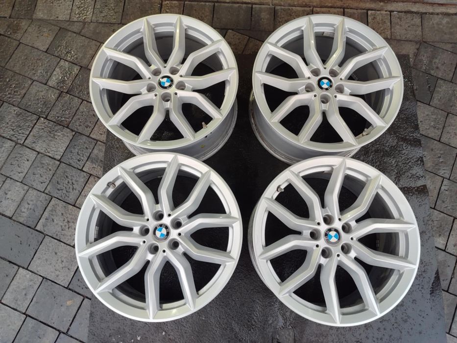 Felgi aluminiowe R19 5x112 oryginalne BMW + czujniki TPMS 9J IS 38