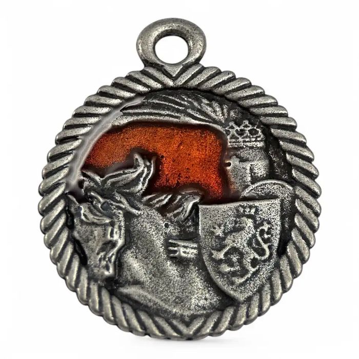 Król Żelaza I Złota - Przemysł Otakar Ii, Wisiorek, Cynk, Emalia