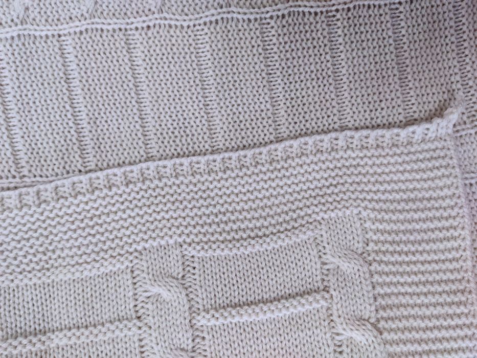 Плед/ковдра дитяча, в'язана/бавовняна, для найменших