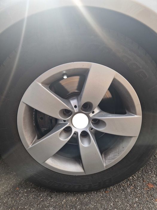 Jantes liga leve 16" - 7Jx16 ET20 5 furos em muito bom estado geral