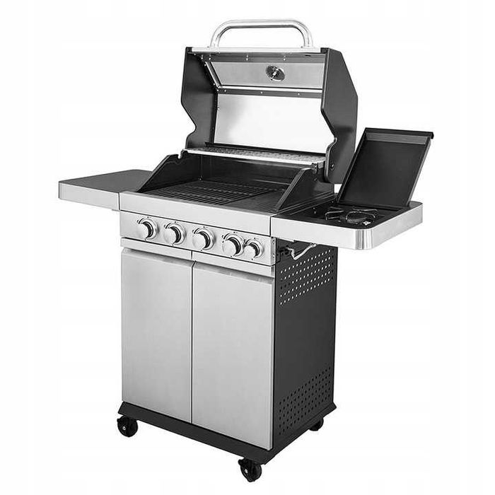 GRILL GAZOWY żeliwny ruszt + płyta  EL FUEGO Sunset Beach + reduktor !