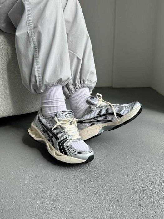 ‼️Останні Розміри / Без Передоплати‼️Кроссовки Женские Asics Gel-Kayano14 White Black/Жіночі Кросівки Асікс