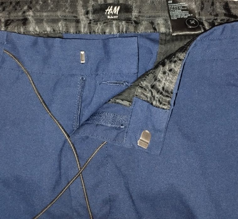 Чоловічі штани H&M Slim Fit "Smart-Casual"- Вовна/Еластан для комфорту