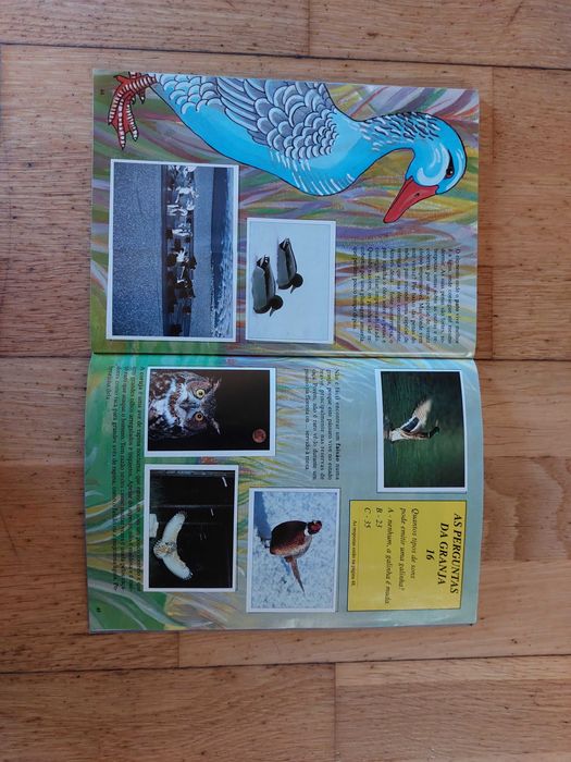 Caderneta de cromos "Os animais da Granja" - Completa