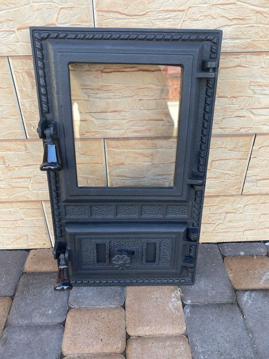 Роздільні,Дверці зі склом,дверка до грубки, печная дверца.пічні дверки