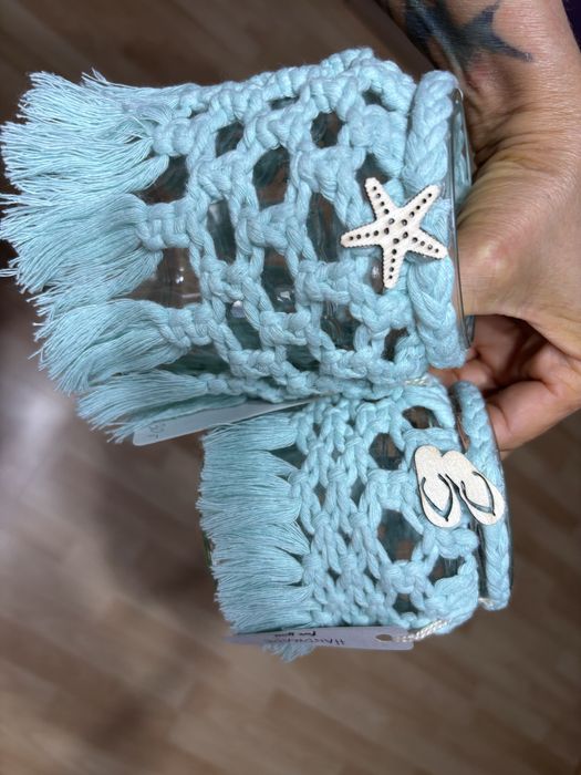 Dwa lampiony styl boho