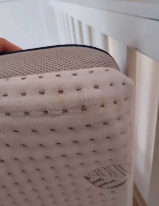 Łóżko Dziecięce CLASSIC 120x60cm Białe Klupś + materac Rucken Aero