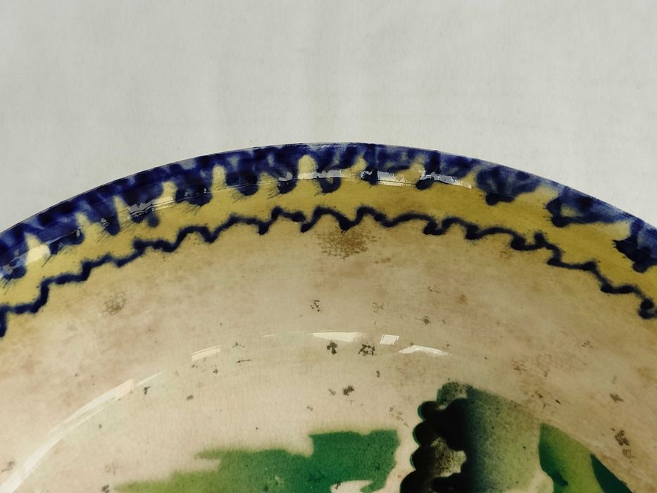 Prato de Cozinha | Decoração a Aerógrafo | Fábrica Lusitânia