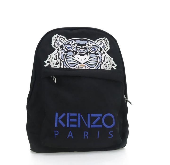 Kenzo Paris Tiger Backpack "Black/Blue"