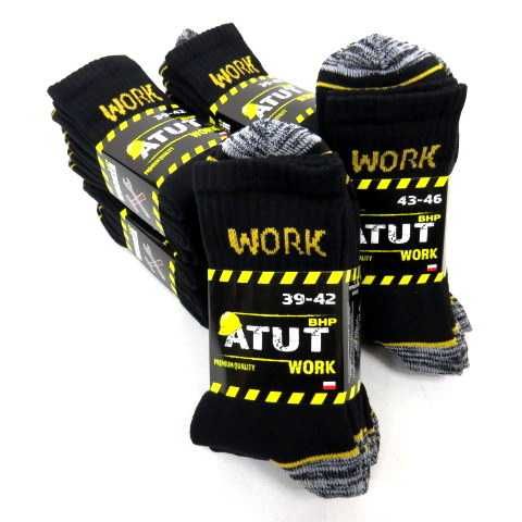 Skarpety robocze work skarpetki FROTA do pracy bhp POLSKIE 43-46 12par