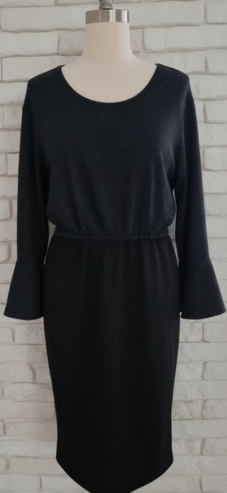 Wyprzedaż Włoska sukienka błyszcząca ołówkowa plus size xxl 48