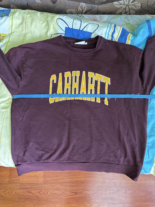 Carhartt WIP W’ Division Sweat оригінал бордовий світшот L
