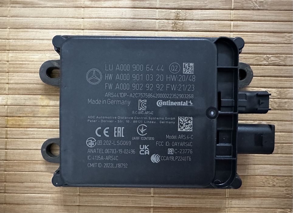 Радар дистроник Мерседес S 223 C 206 E 213 295 296 EQS 297 GLE GLS 167