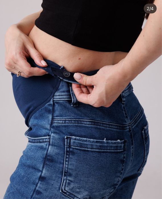 Джинси для вагітних утеплені