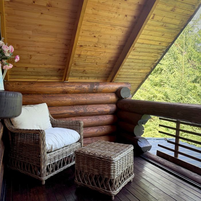 Затишний котедж для відпочинку біля самого лісу на 6+2 гостей