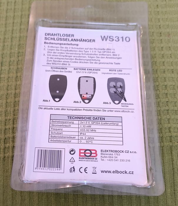 Nowy pilot bezprzewodowy WS310