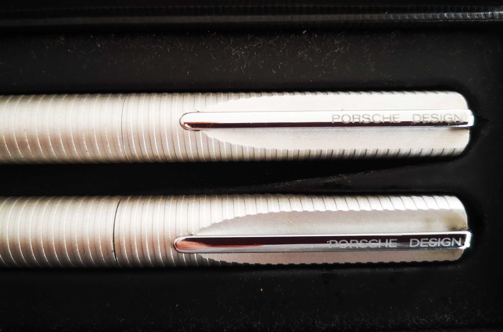 Conjunto de caneta e lapiseira Porche Design by Faber Castell