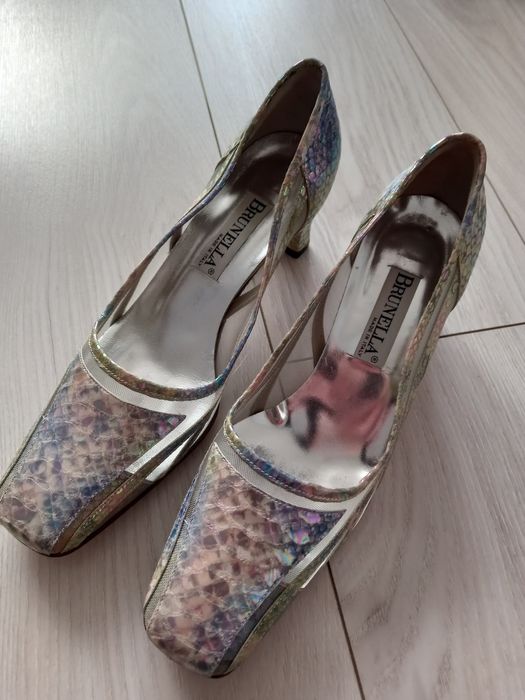 Buty czółenka damskie włoskie Brunella rozm 38 stan bdb
