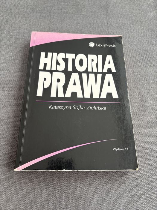 Historia prawa Katarzyna Sójka Zielińska