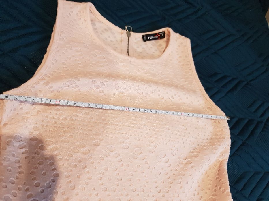 Sukienka 36 pudrowy róż