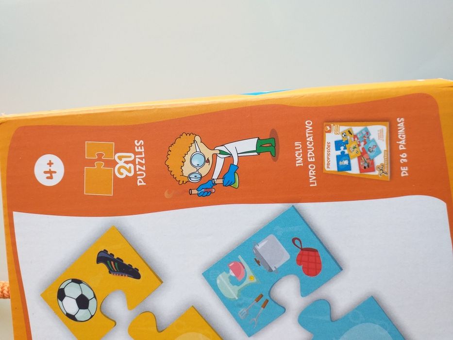Puzzle Profissões Sience4you + Moto para construir Sience4you + Puzzle