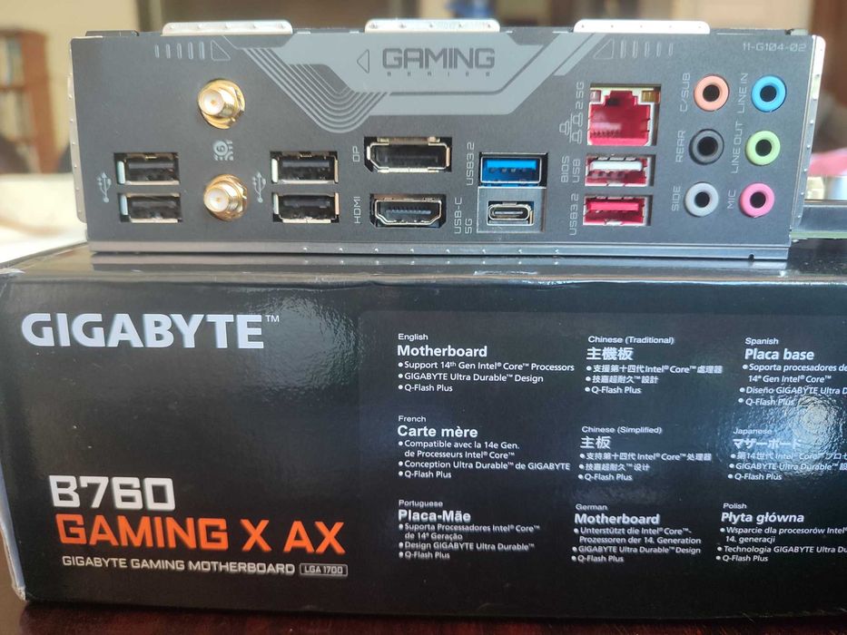 GIGABYTE Gaming X AX – Nova, LGA1700, DDR5, Wi-Fi 6E, Bluetooth64284334011905122