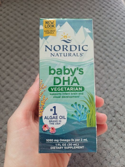 Nordic Naturals, baby's DHA, омега-3, вегетеріанська ДГК для дітей