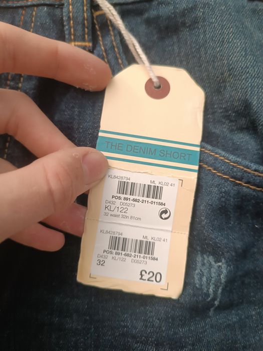 Нові джинсові шорти next