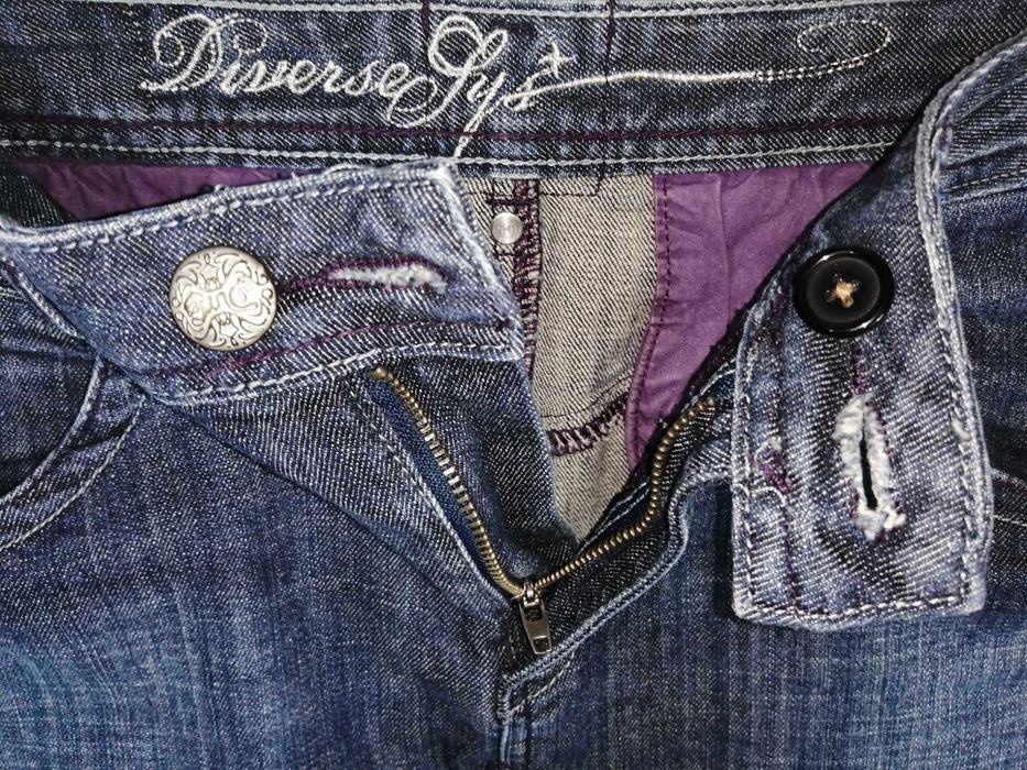 DIVERSE Jeans Spódnica Damska 30 Oryginalna Super Stan Bawełna Dżins