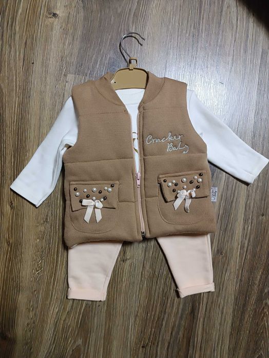 Костюмчик 3-ка для дівчинки 0-6