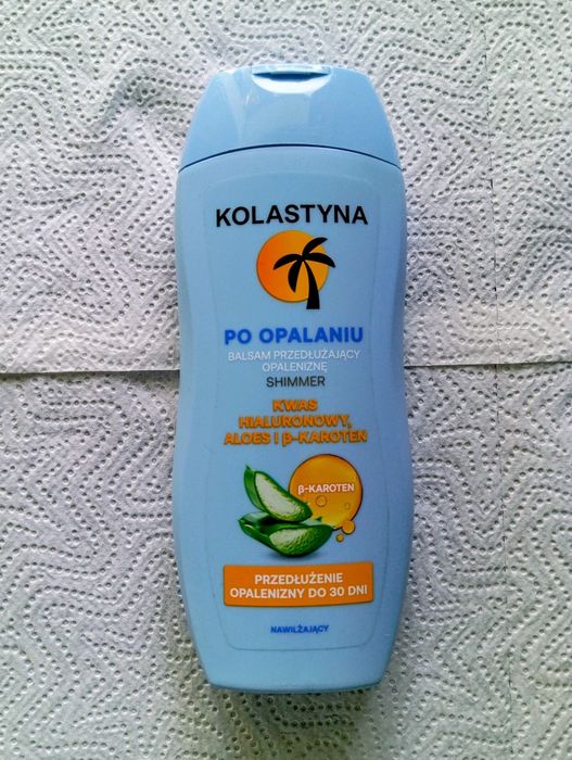 Kolastyna Sun balsam po opalaniu Shimmer przedłużający opaleniznę 200 ml.